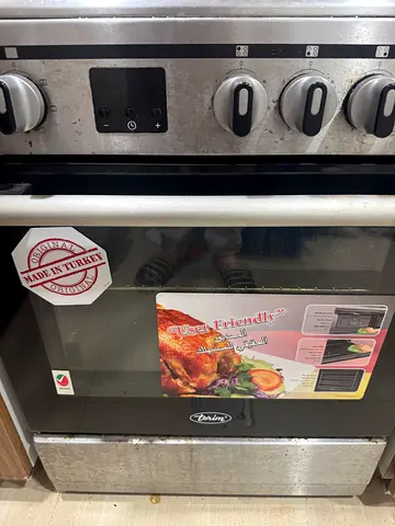 Terim 4-Zone Electric Ceramic Cooker & Oven (Made in Turkey) – Clean & Fully Working