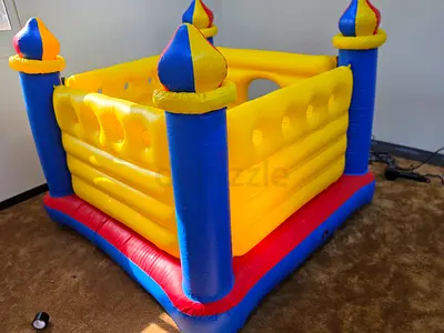 Small inflatable bouncy castle playhouse - good condition