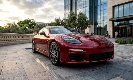 Porsche Panamera 4S with upgraded interior and exterior.
