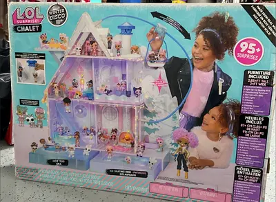 L.O.L. Surprise! Chalet Winter Disco Playset - 95+ Surprises, New in Box