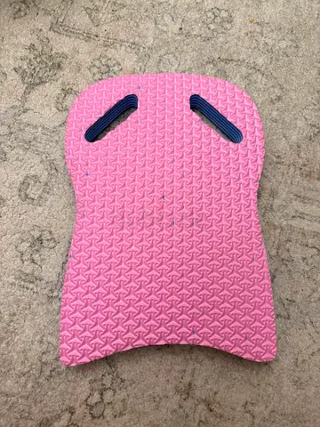 Pink and blue children's swim kickboard / float board - light foam, good condition