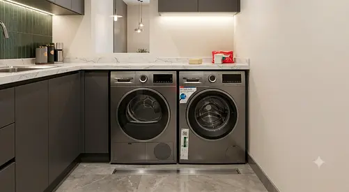 Bosch 9kg Washer & 9kg Dryer Set – Latest Model, Like-New Condition
