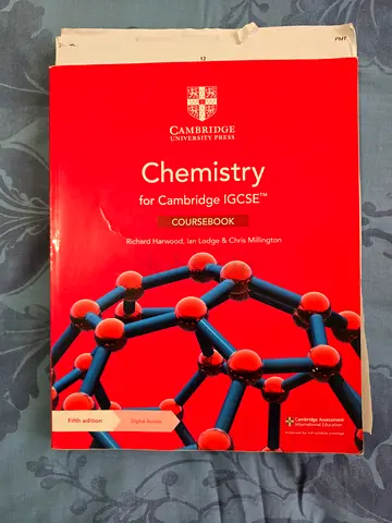 IGCSE Chemistry Textbook for Sale