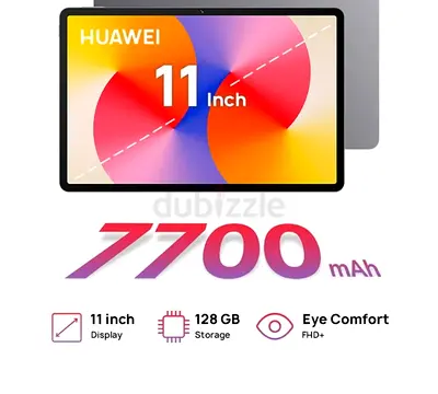 Huawei 11-inch Tablet - 128GB, 7700mAh, FHD+