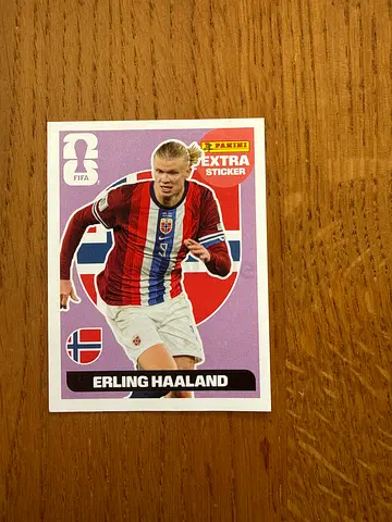 Panini FIFA Erling Haaland Football Sticker (Extra Sticker)