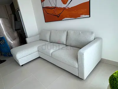 Ikea vimle L Shape sofa bed under storage space and mattress