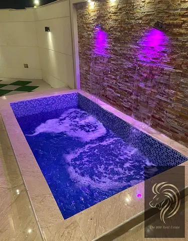 5 BEDROOM WITH POOL BRAND NEW LUXURY VILLA FOR RENT IN YASMEEN AJMAN