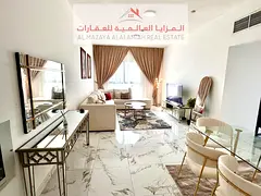 Luxury Furnished 2-Bedroom Apartment with Hall for Monthly Rent in Al Muwailih Al Zahia – Sharjah