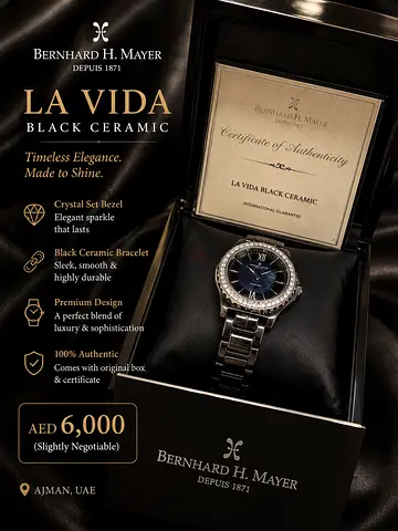 Bernhard H. Mayer La Vida Black Ceramic