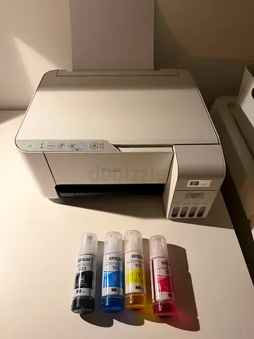 Epson L3256 Ecotank with Refilled Ink Bottles - Excellent Working Condition