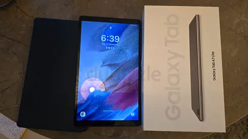 Samsung Galaxy Tab A7 Lite 8.7" with box and folio case