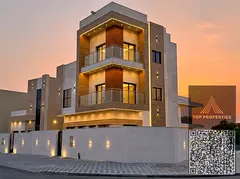 Villa in Ajman | Al Helio 1 area | 5 rooms, majlis, 2 halls and roof | Freehold | Price includes reg