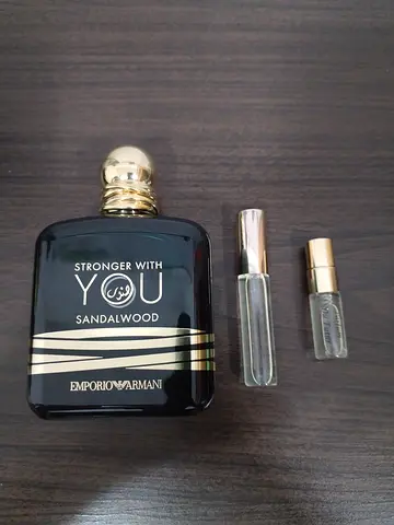 Armani SWY Sandalwood decants 5ml and 3ml