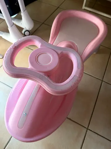 Light Pink Baby Wiggle car - Good Condition
