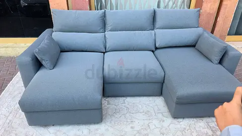 Top Quality ikea Eskilstuna L shape sofa bed with storage