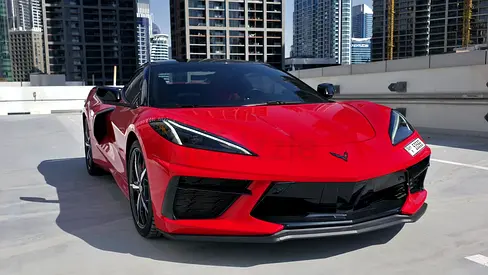 Chevrolet Corvette C8 Stingray Convertible - Only 9,000 km - GCC