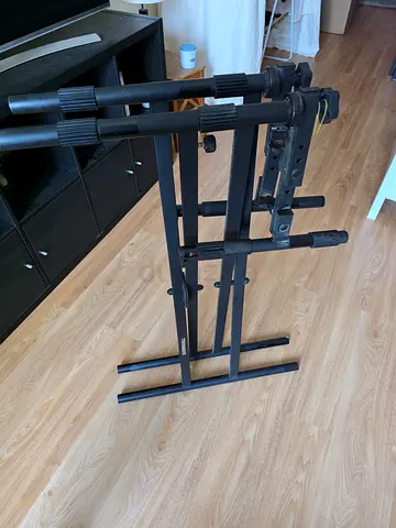 Adjustable double Keyboard Stand,