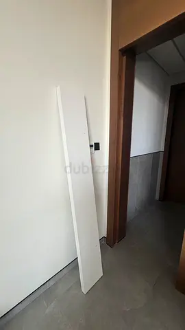White narrow shelving plank / board - good condition