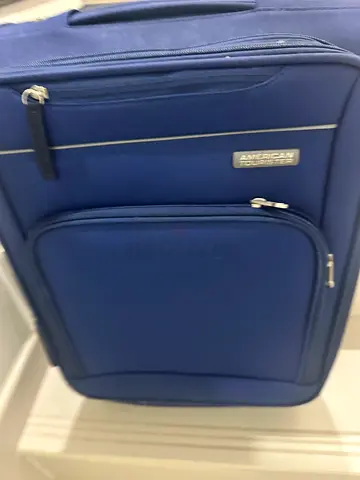 Navy American Tourister Softside Carry-On / Small Suitcase