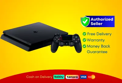 Sony PlayStation 4 - Slim - Black - 500GB | Brand New |  Warranty | FREE  Delivery
