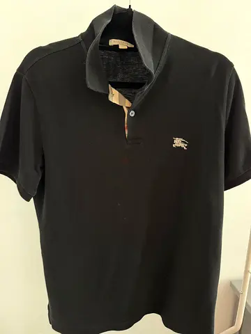 Burberry Brit Black Polo Shirt – Size S – Good Condition