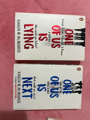 One of Us Is Lying & One of Us Is Next — Karen M. McManus (2 paperback books)