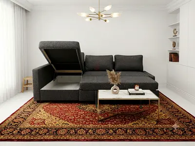 L-Shape Sofa Bed with Storage
Perfect combination of comfort, style and useful storage space.