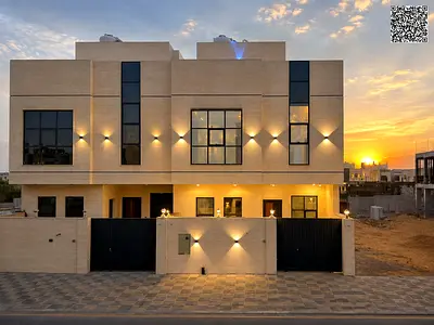 Townhouse for sale in Ajman – Al Yasmeen area | 4 bedrooms, majlis, living room and roof | Freehold ownership for all nationalities | Price includes r