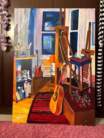 Original Acrylic Painting named “Clutter”  100*70 cm