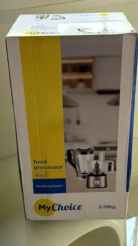 MyChoice 10-in-1 Food Processor - 3.28kg (Boxed, Unused)