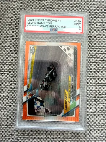 Lewis Hamilton TOPPS Chrome 2021 #149 PSA 9 NM