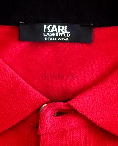 Original Karl Lagerfeld Red Polo Shirt – Size XL
