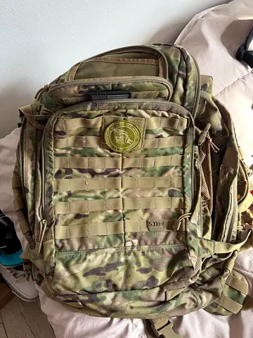 Used Tactical/Military Style Molle Backpack - Multicam