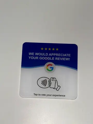 Google Review NFC Tap Card for Business