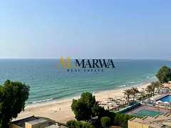 Beach View || Fully Upgraded 2BR || Private Beach || Chiller Free || Parking Free || All Amenities