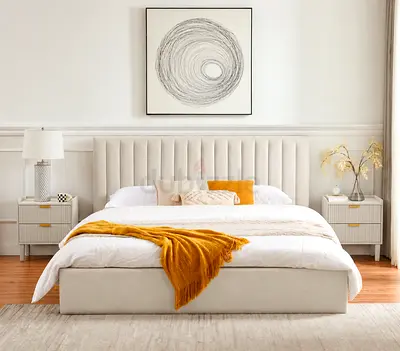 Brand New Queen size bed storage bed including mattress good quality Queen bed strong