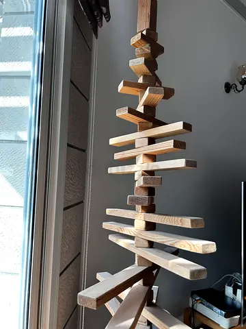 Wooden Christmas tree