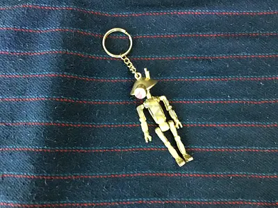 Vintage Star Wars “Pit Droid” Pewter Keychain