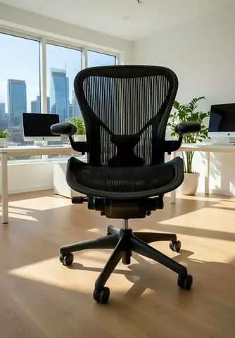 Herman Miller Aeron Size C in black used