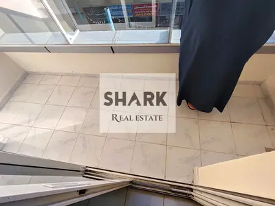 1BR with balcony and 2 bathrooms in Al Hamidiyah, opposite the Court. AED 27K yearly, 4 or 6 payments, cheque deposit.