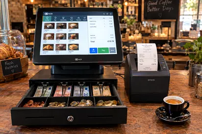 Complete POS System with Cash Drawer, Touchscreen, and Receipt Printer Ready for Reasturent/ Grocery