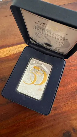 Bank of Sharjah numismatic commemorative bar