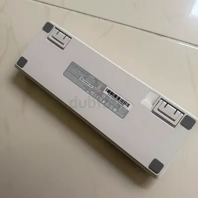 White Compact Mechanical Keyboard — Used, Good Condition