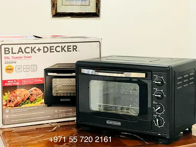 Black+Decker 55L Toaster Oven 2000W - Good Condition