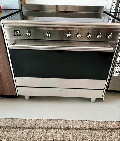 Smeg Premium 5-Hob Ceramic Electric Cooker – 90cm Premium Italian