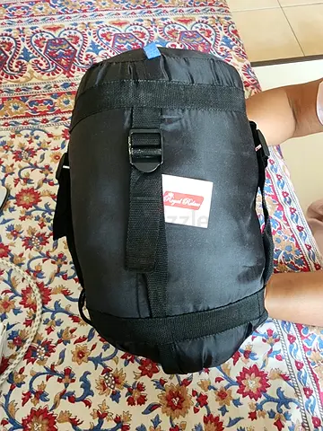 Used compact sleeping bag in carry sack - good condition for kids age between 11 year to 13 years