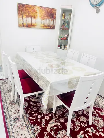 Dining Table with 6 Dining chairs for sale