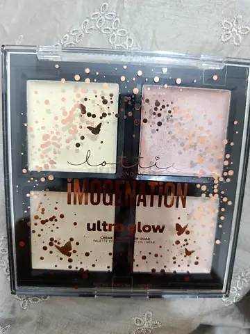 Cream highlighter makeup