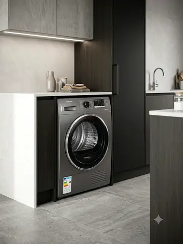 Samsung DV90M5000QX 9kg Heat Pump Tumble Dryer – Front Load, Reversible Door, Free Delivery