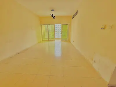 Luxury apartment 2 BHK Open view flat with long hall with long balcony close to Al Nahda Park only family building